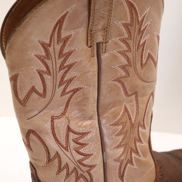 Ariat Women's Brown and Tan Cowboy Boots Size 6B - Picture 6 of 10